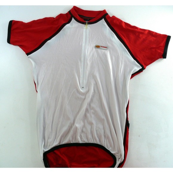 Castelli rosso corsa techno sport summer cycling jersey half zip red xxl read! - Picture 1 of 9